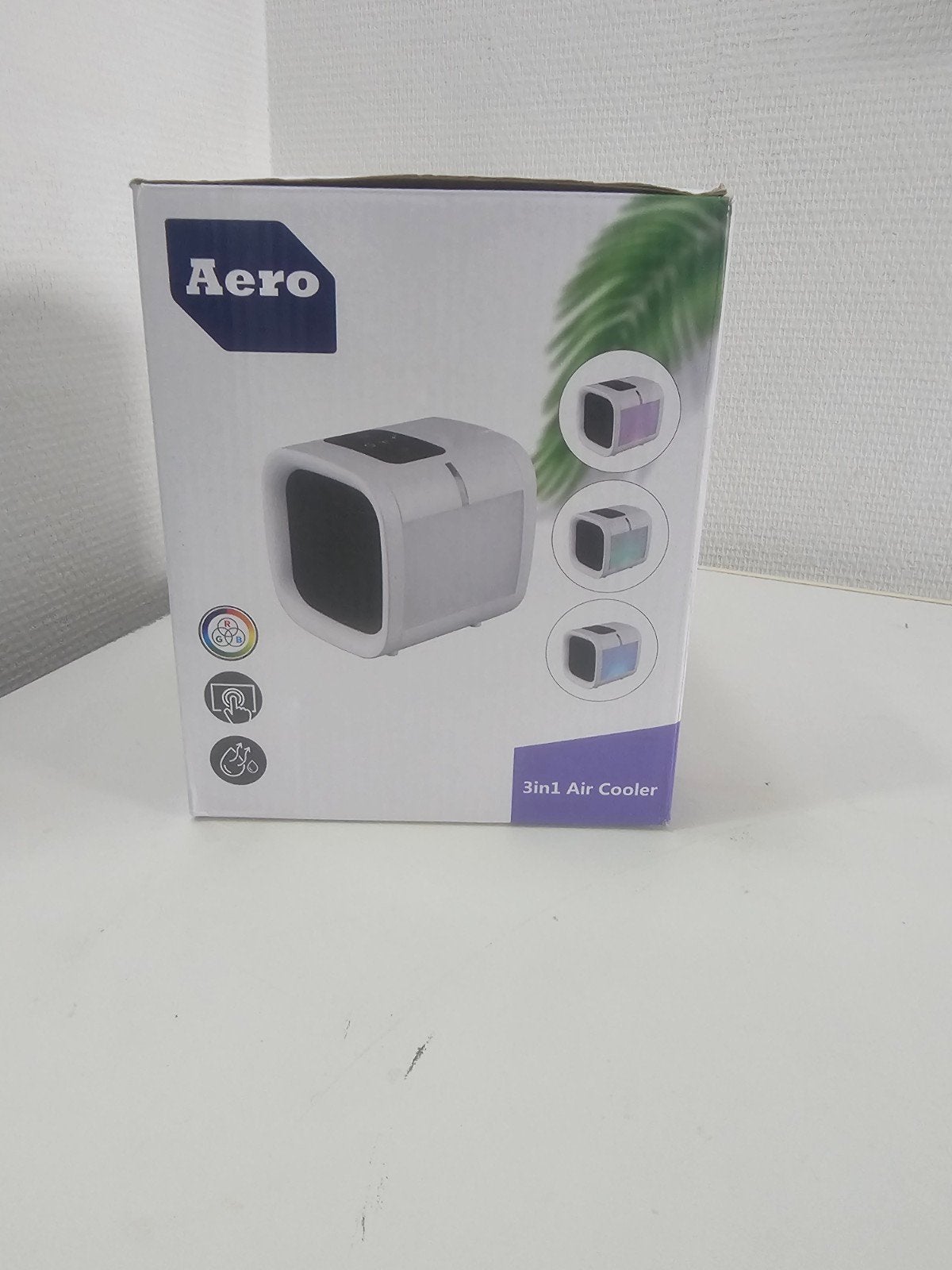 Aero 3-in-1 Air Cooler - Compacte Luchtkoeler, Tafel- of Grondventilator, Minder dan 60 m³, Nieuw, 3 snelheden of meer