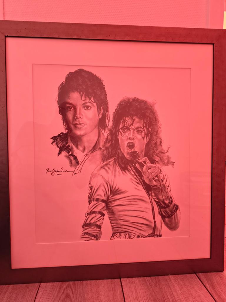 Michael Jackson Litho., Ophalen of Verzenden