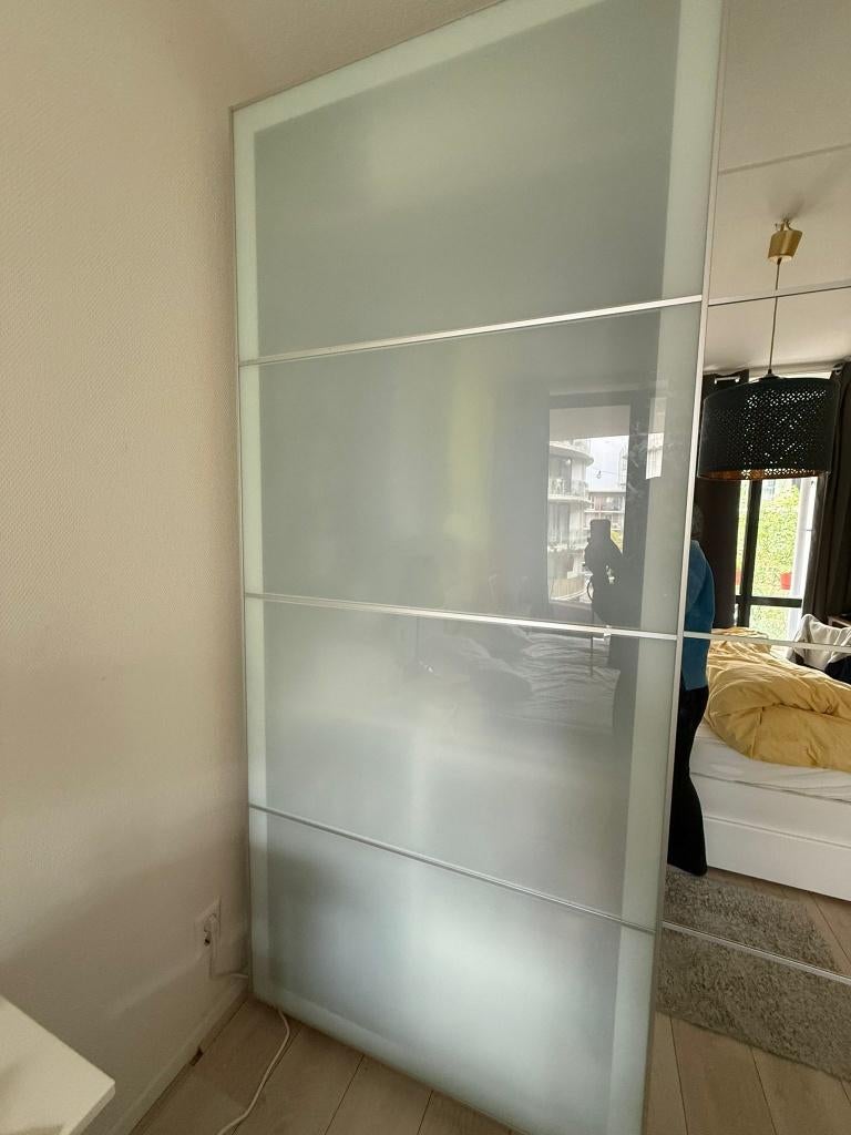 IKEA PAX melkglas panelen, Ophalen, 100 tot 150 cm, 200 cm of meer, Minder dan 25 cm