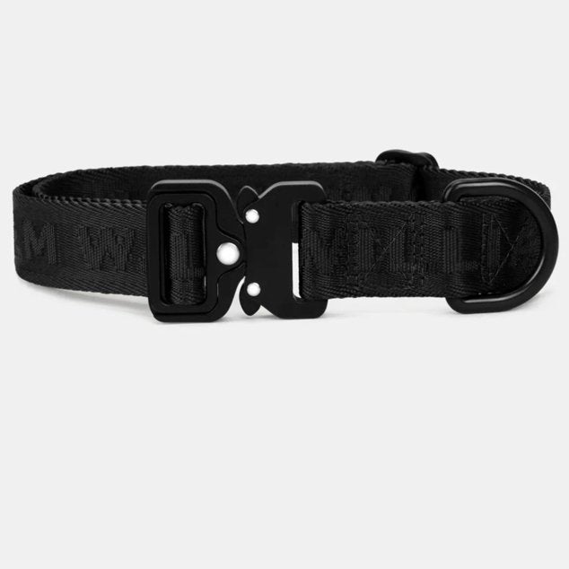 William walker (M/L) hondenhalsband nylon zwart nieuw, Ophalen of Verzenden, Zo goed als nieuw
