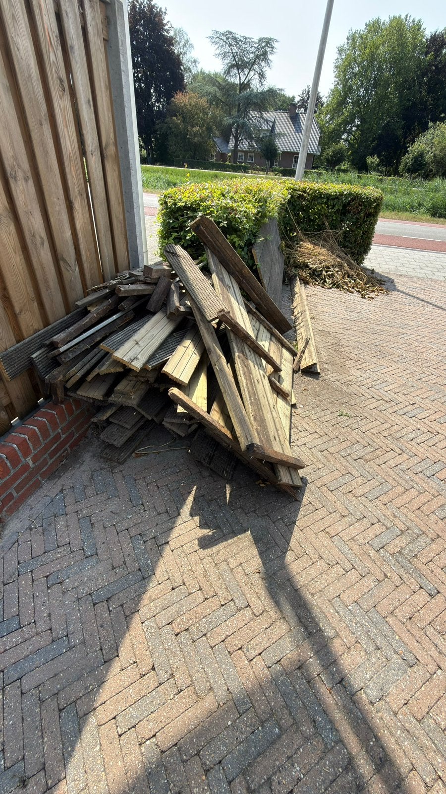 Gratis brandhout!, Ophalen, Minder dan 25 mm, Zo goed als nieuw, Plank