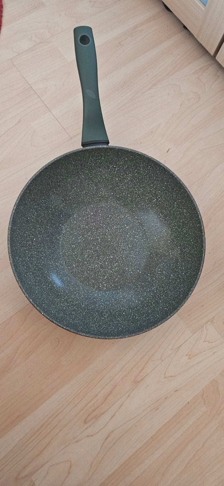 Milieuvriendelijke wokpan 28 cm TVS nature  - Made in Italy, Huis en Inrichting, Overige materialen, Ophalen of Verzenden, Zo goed als nieuw