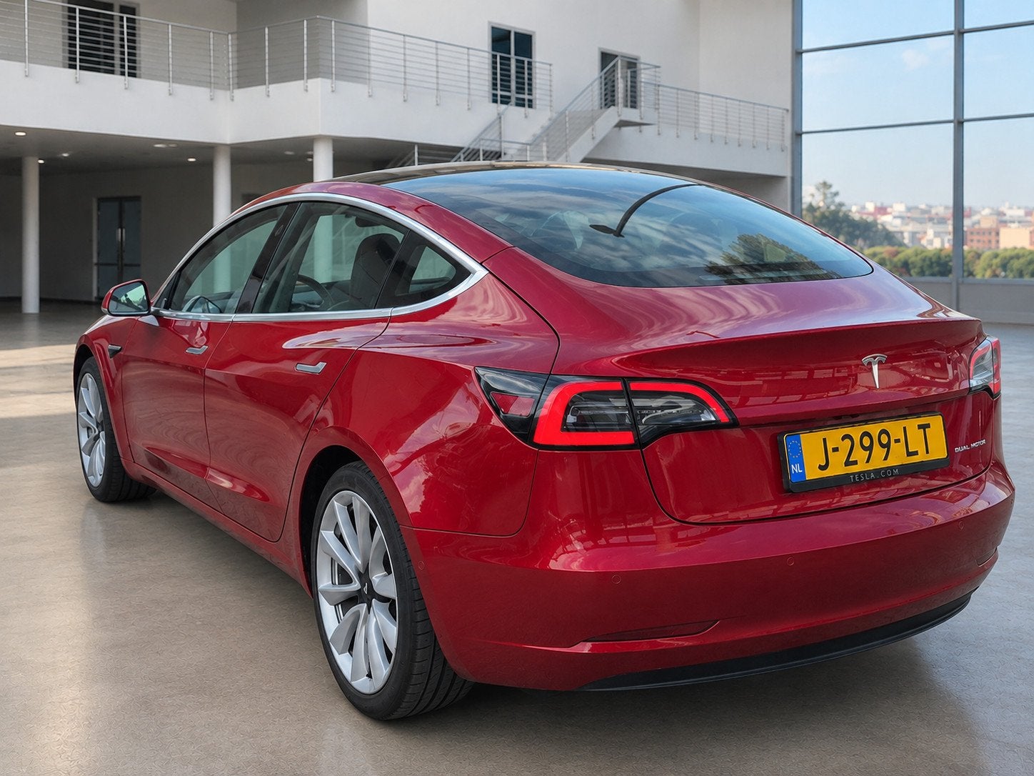 Tesla Model 3 Long Range AWD 75 kWh| soh 87%, Auto's, Automaat, 530 km, 84 €/maand, Te koop
