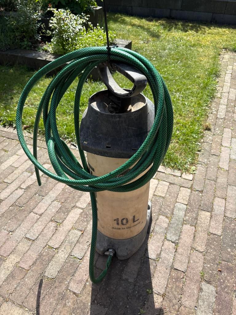 Waterdruktank 10L voor bandenzaag, Ophalen of Verzenden, Gebruikt