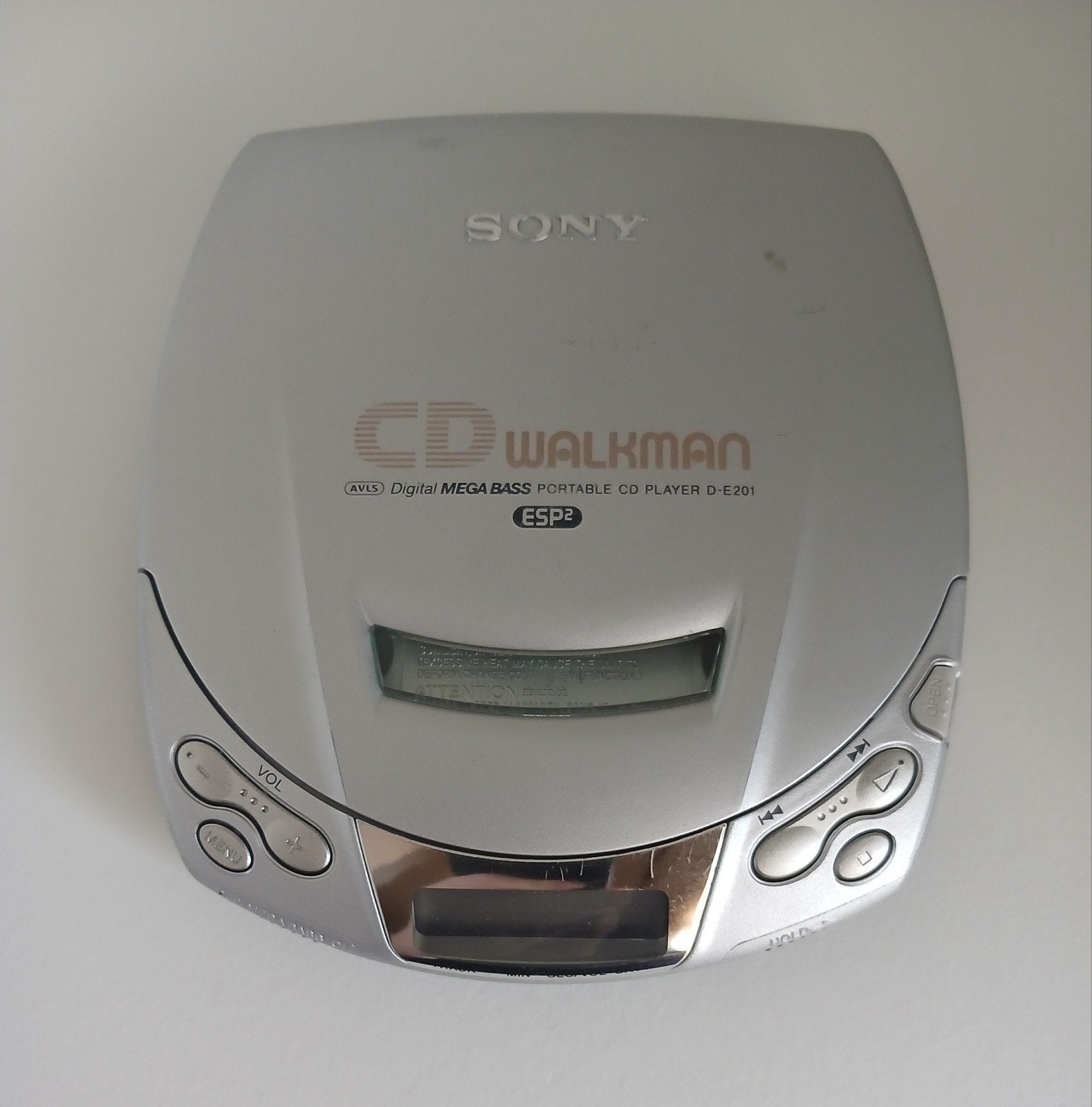 Goedwerkende Sony Discman D-E201 Shockproof, Audio, Tv en Foto, Ophalen of Verzenden, Discman