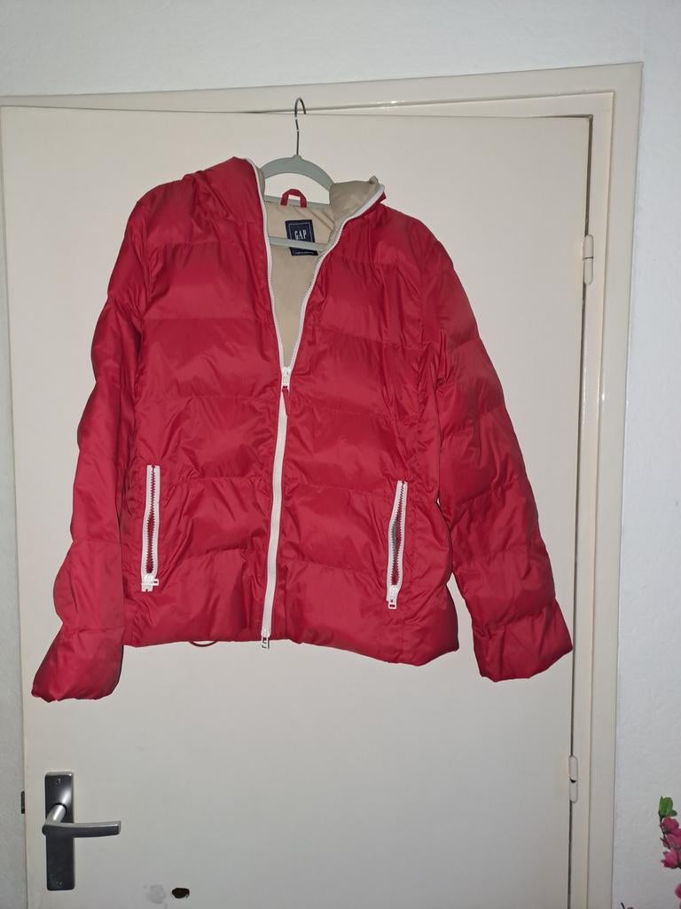 GAP Rode Puffer Jas - Maat L, Maat 38/40 (M), GAP, Ophalen of Verzenden, Zo goed als nieuw