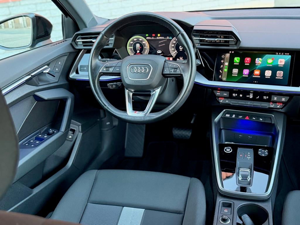 Audi A3 Sportback 40 TFSI e S-Line Sfeer Carplay ACC Lane 19, Auto's, Gebruikt, 4 cilinders, Blauw, Plug-in hybride
