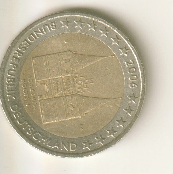 2 euro 2006 d duitsland holstentor, Postzegels en Munten, Munten | Europa | Euromunten, Verzenden, Duitsland, 2 euro