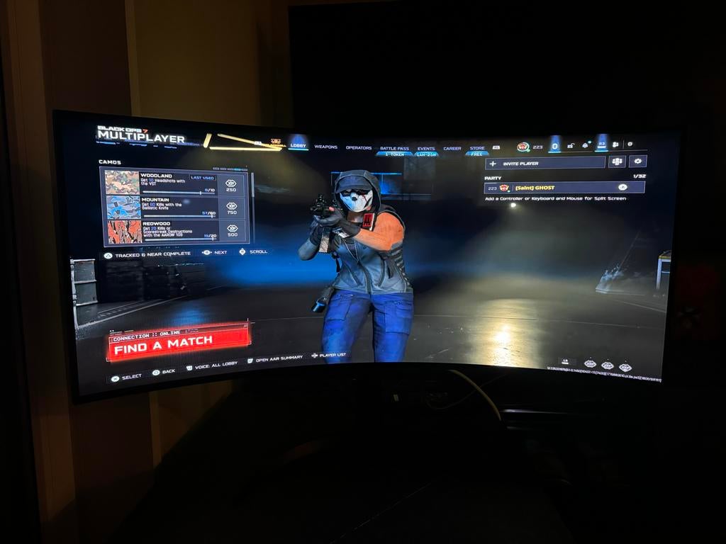 LG UltraGear OLED 39GS95QE-B Curved Ultrawide Gaming Monitor, Gaming, Curved, Zo goed als nieuw, Overige typen
