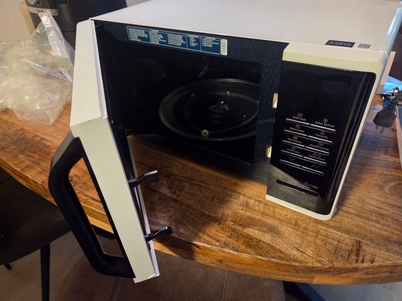 Samsung Magnetron MS23K3513AW/EN - 800W, 23L, Ophalen of Verzenden, Zo goed als nieuw