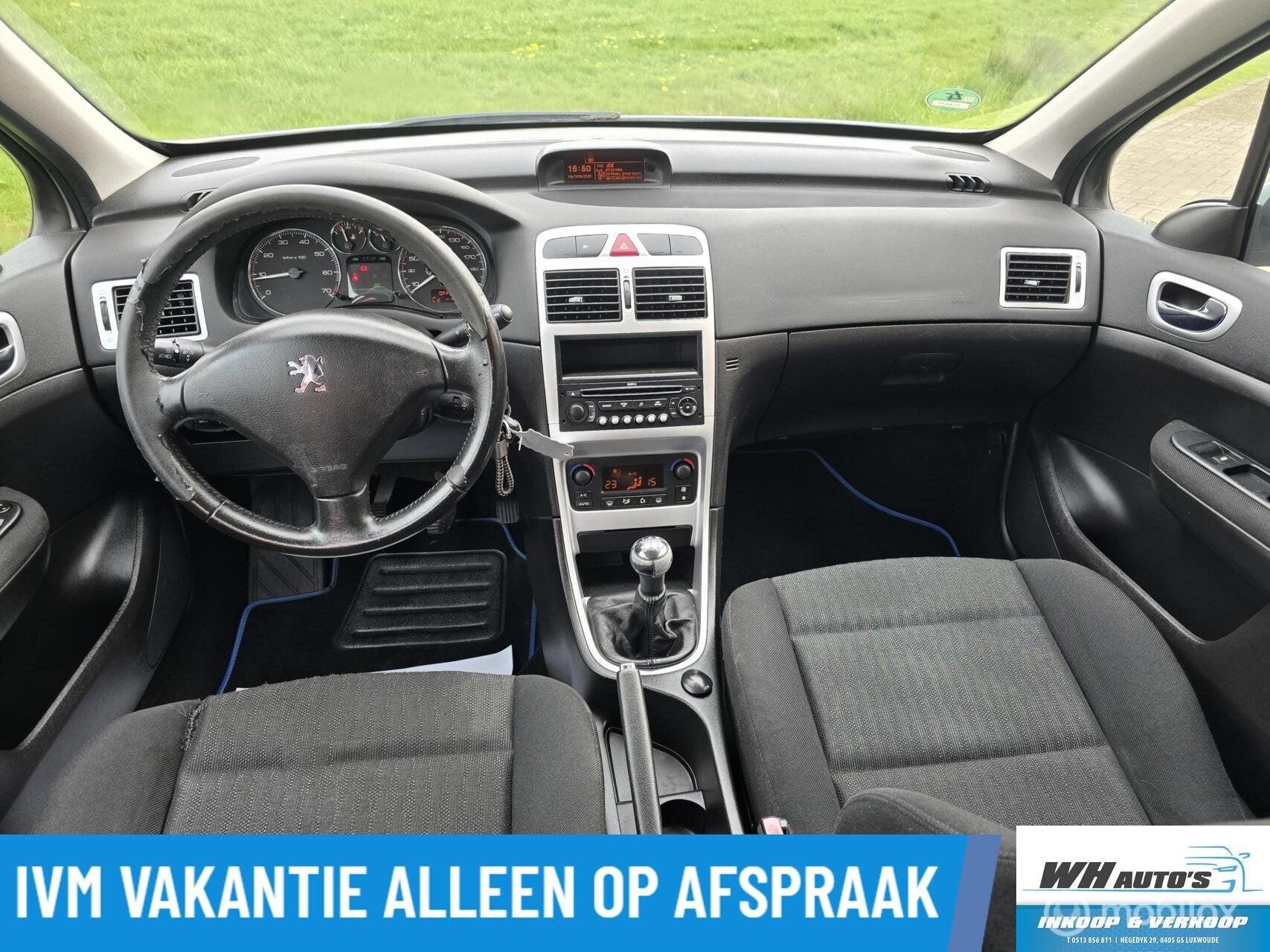Peugeot 307 SW 1.6-16V Pack, Auto's, Peugeot, Gebruikt, 715 kg, 7 stoelen, Origineel Nederlands