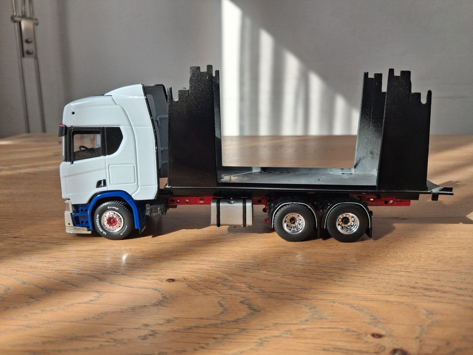 Tekno Scania motorwagen 6x2 onderdelen, Ophalen of Verzenden, Gebruikt, Bus of Vrachtwagen, Tekno