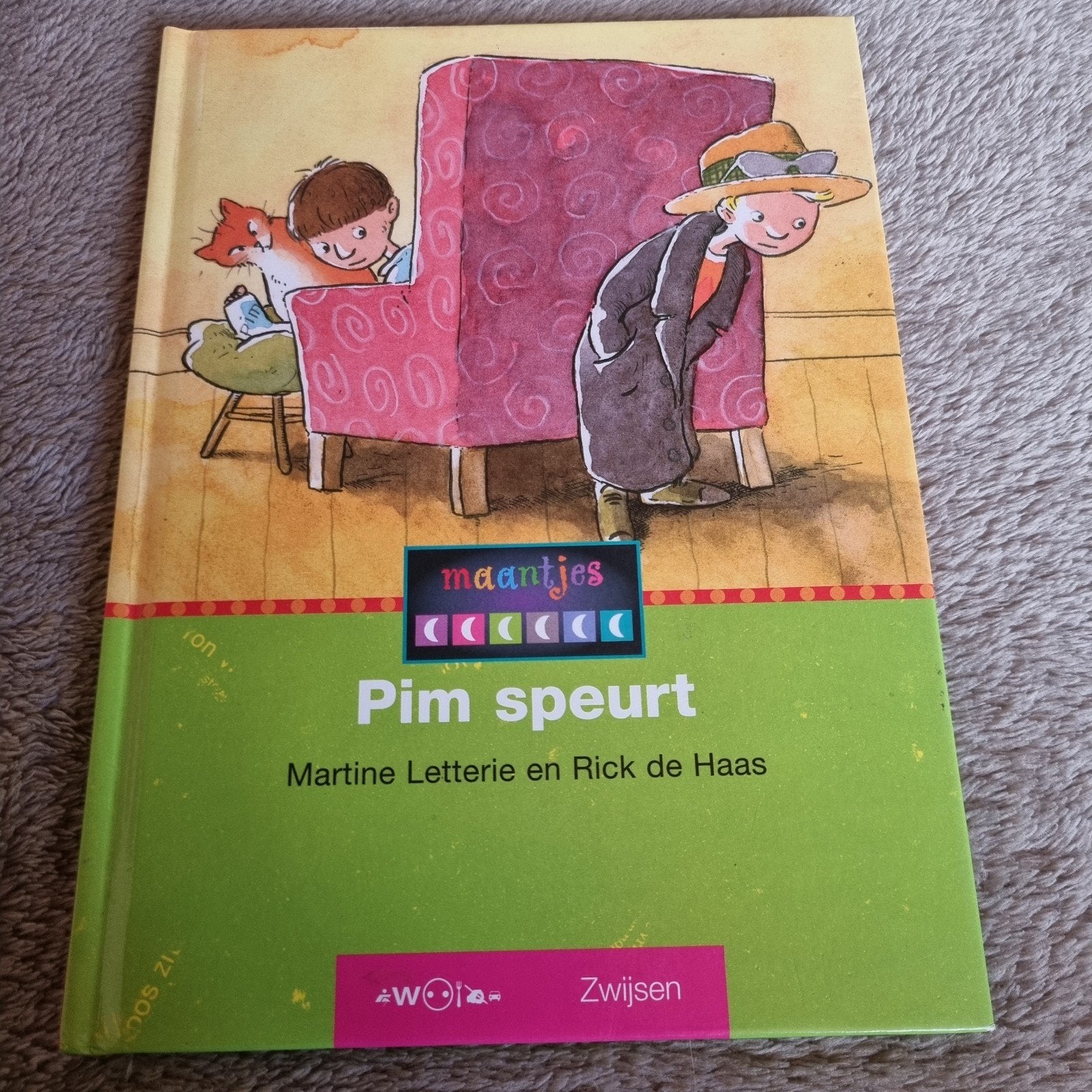 Maantjes: Pim speurt - Veilig leren lezen kern 9, Ophalen of Verzenden, Gelezen, Fictie algemeen