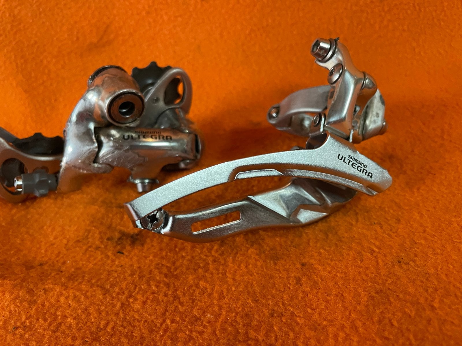 Shimano Ultegra triple Derailleur Set racefiets, Verzenden, Gebruikt