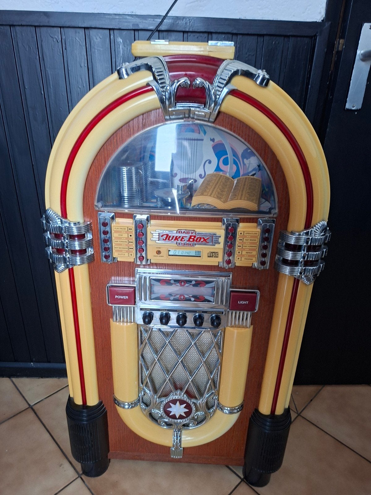 jukebox met radio met cd speler en cassette vintage, Ophalen, Gebruikt, 1970 tot heden, Overige merken