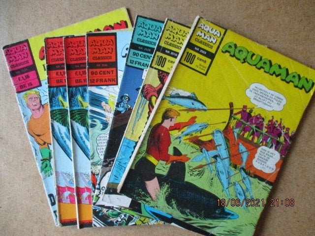 adv4416 aquaman, Eén comic, Ophalen, Gelezen, Overige gebieden
