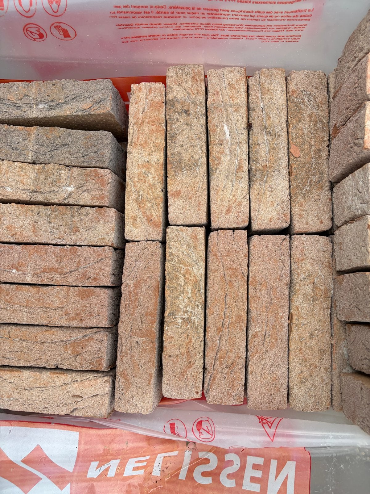 Nieuwe gevelstenen - halve pallet, Ophalen, Nieuw, Bakstenen