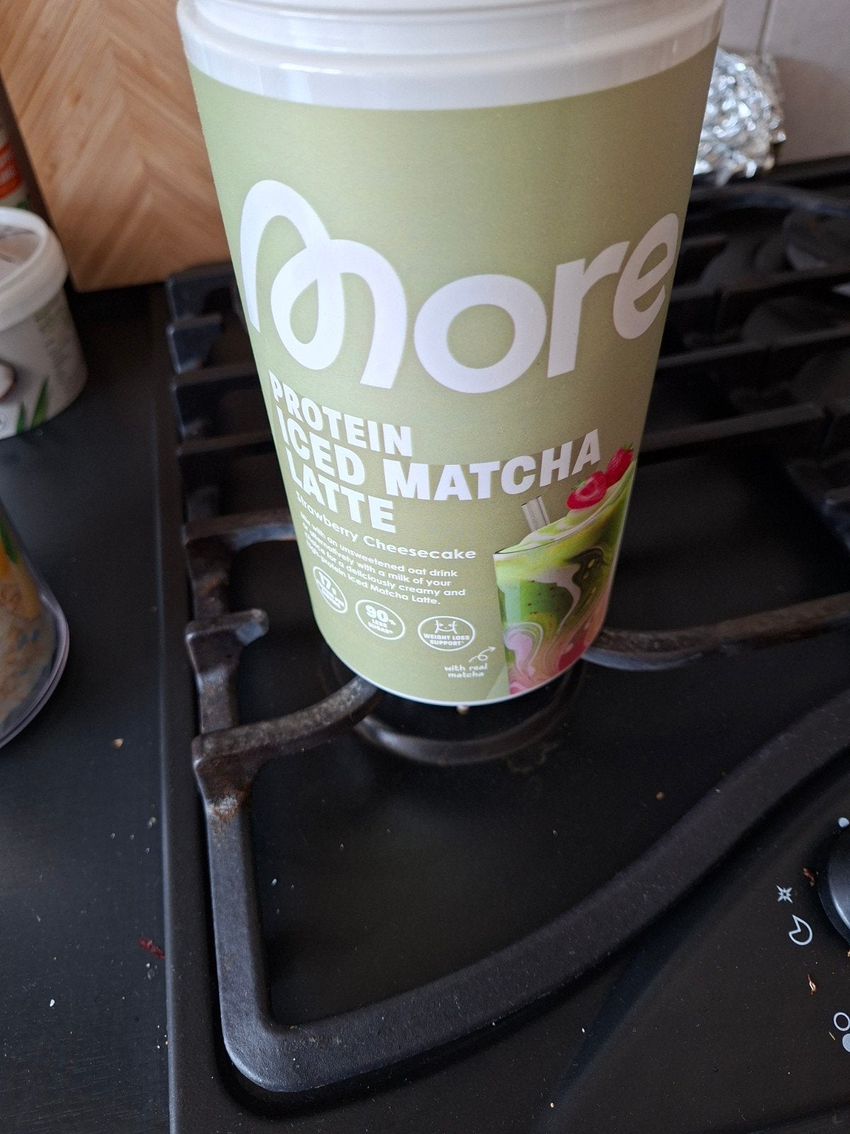 More proteïne matcha strawberry cheese cake, Ophalen of Verzenden, Poeder of Drank