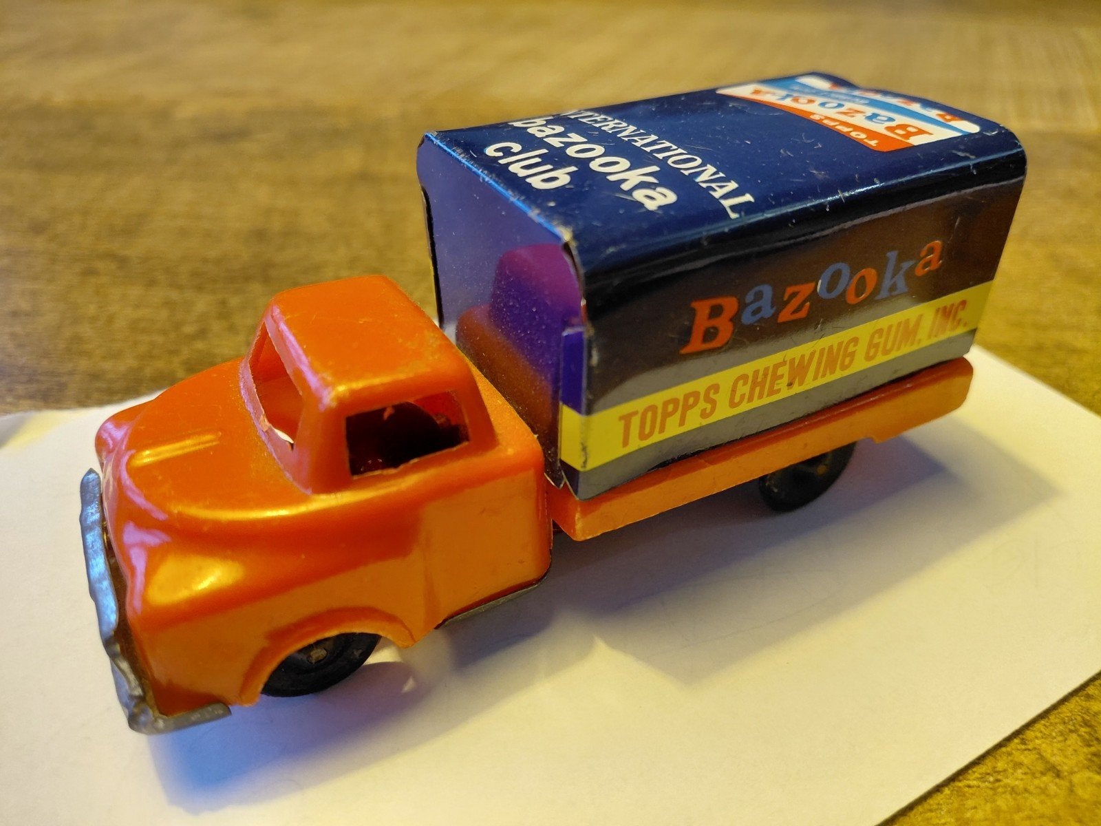 Blikken/plastic vrachtauto Bazooka club speelgoed modelauto, Ophalen of Verzenden