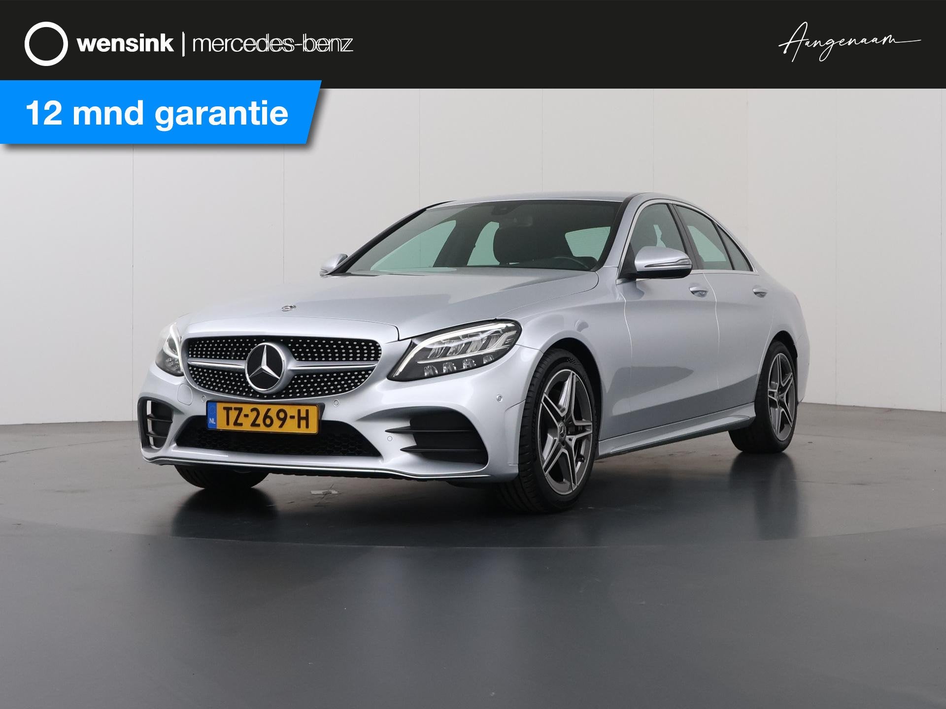 Mercedes-Benz C-klasse 180 Business Solution AMG | Achteruit, Dealer onderhouden, Leder en Stof, Sedan, Parkeerassistent