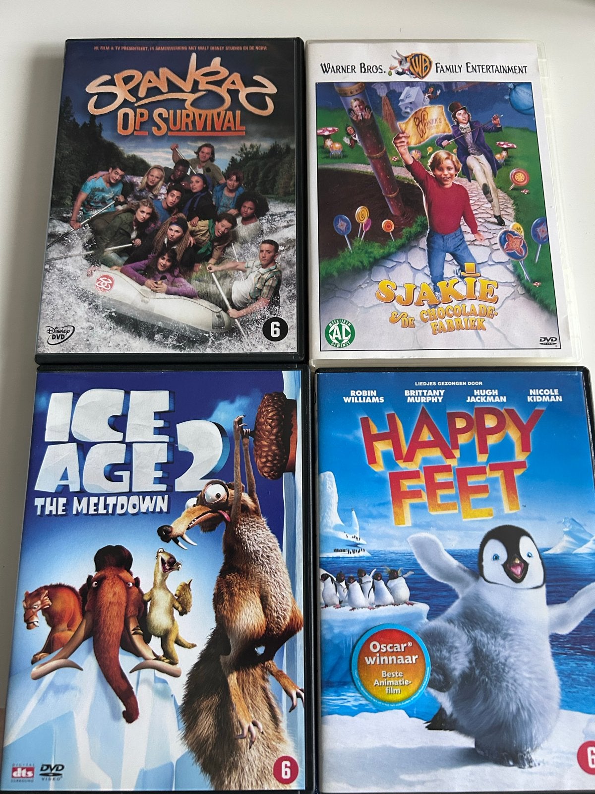 DVD Collectie: Familie- en Animatieplezier (8 films), Gebruikt, Nederlands, Vanaf 6 jaar, Familie