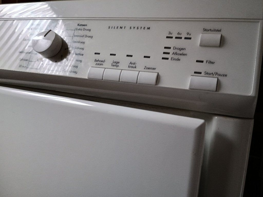 AEG Lavatherm wasdroger - Silent System, 6 tot 8 kg, Ophalen, Zo goed als nieuw, 85 tot 90 cm