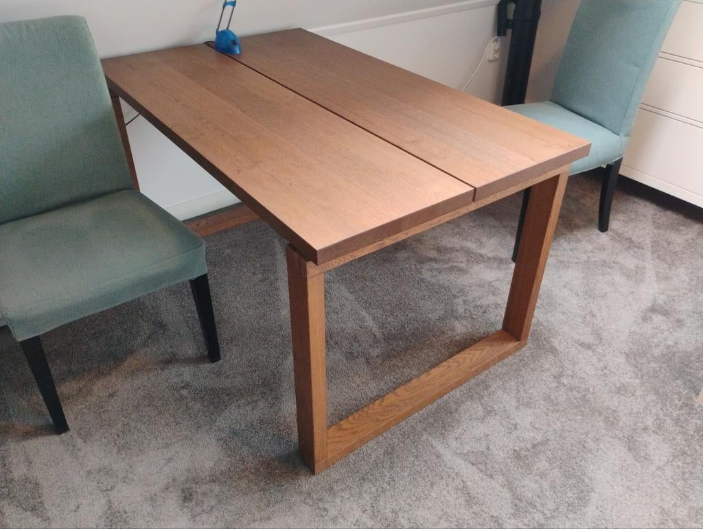 Compacte eettafel - Ideaal voor kleine ruimtes, Ophalen, 100 tot 150 cm, 50 tot 100 cm, Zo goed als nieuw
