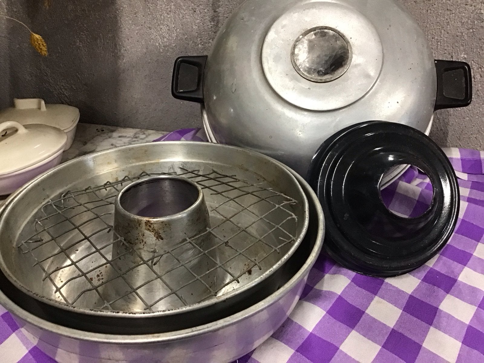 Vintage Retro Wonderpan Compleet - Ideaal voor Camping, Ophalen of Verzenden