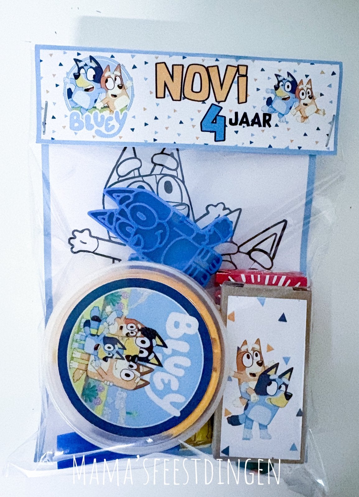 Traktatie knutselkit  BLUEY, Ophalen of Verzenden, Nieuw
