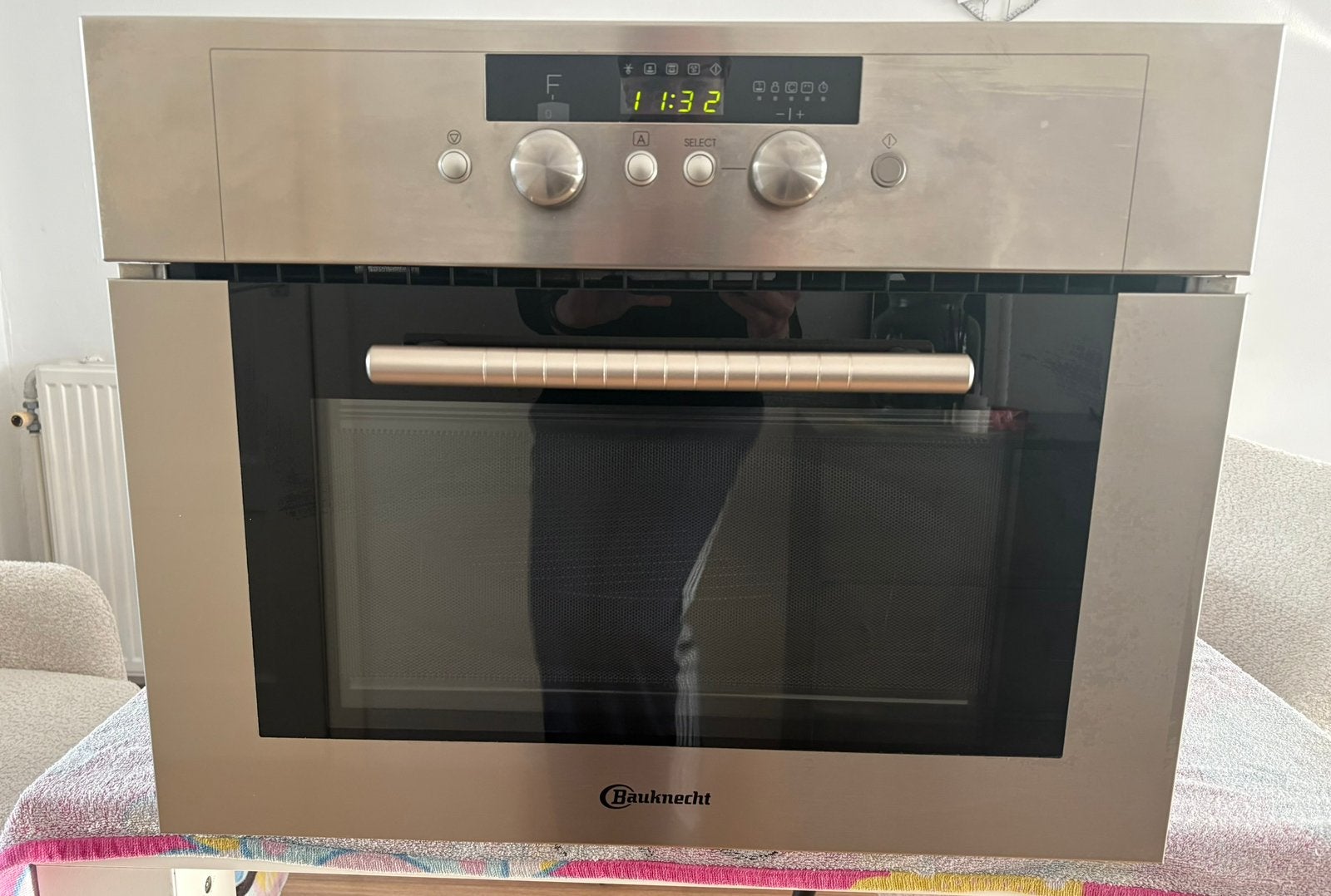 Gratis Bauknecht inbouw combi, Witgoed en Apparatuur, Ophalen, Gebruikt, Draaiplateau