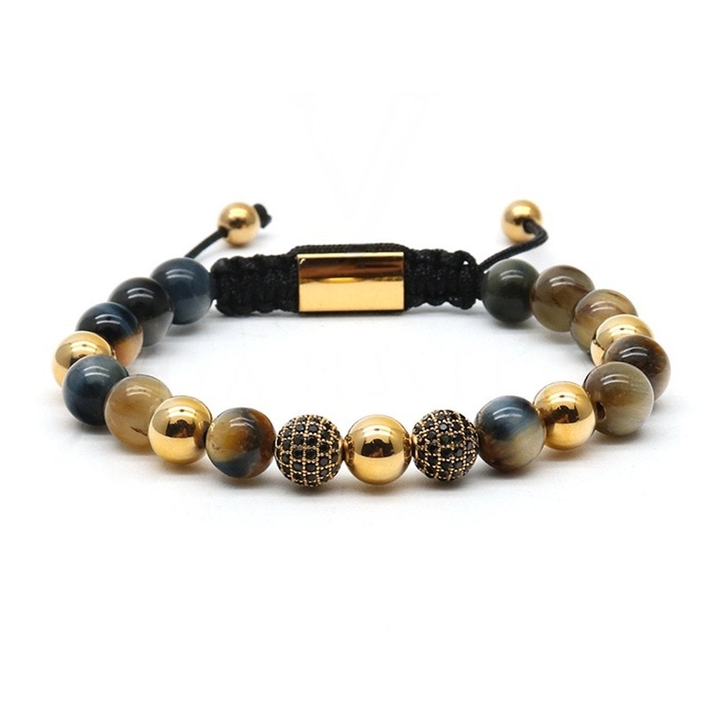 Herenarmband, Overige materialen, Bruin, Verzenden, Nieuw
