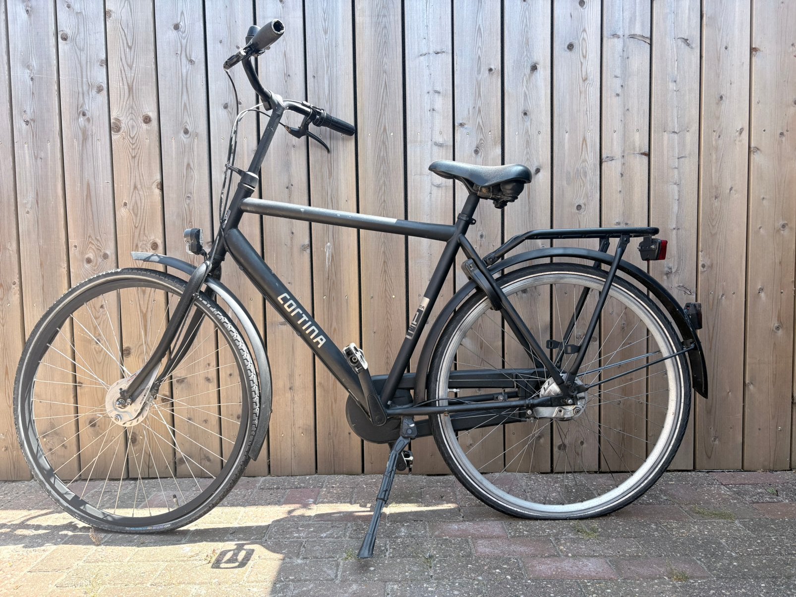 Cortina herenfiets, Fietsen en Brommers, Fietsen | Heren | Herenfietsen, Gebruikt, Versnellingen, Trommelrem, Ophalen