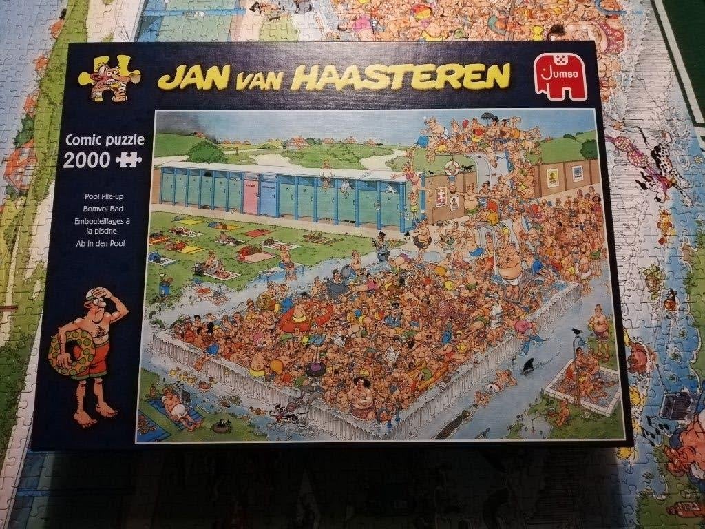 Jan van Haasteren - Bomvol bad, Ophalen of Verzenden, 500 t/m 1500 stukjes, Zo goed als nieuw, Legpuzzel