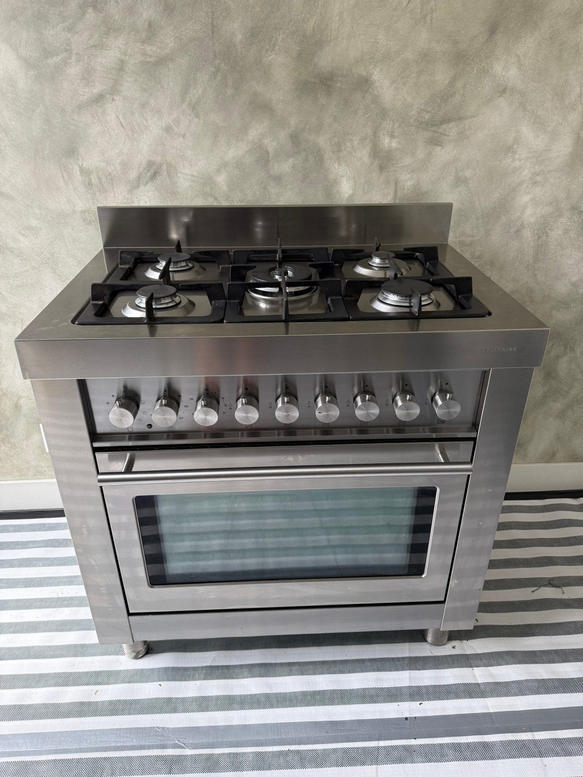 Bosch solitair gasfornuis met oven, Ophalen, Zo goed als nieuw, Gas, Vrijstaand