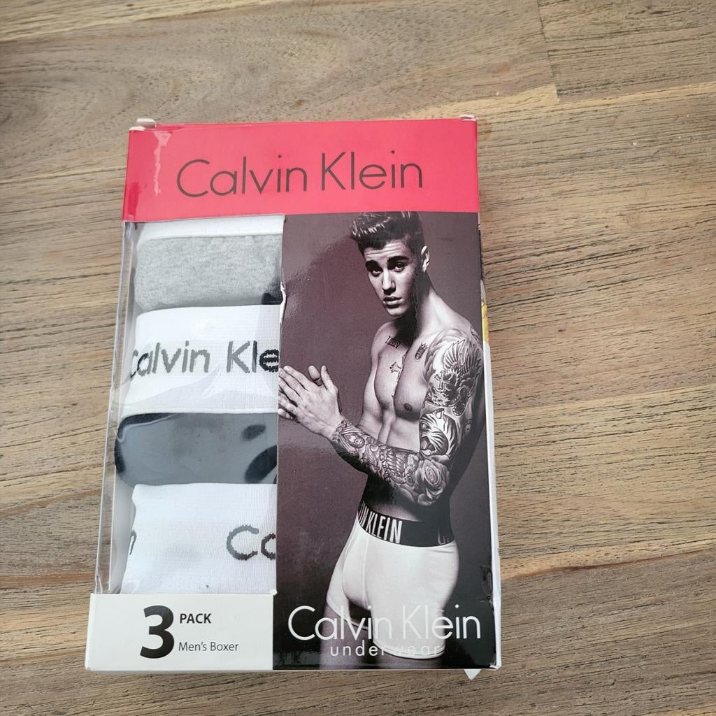 Calvin Klein boxershorts 3-pack - Nieuw (XL), Kleding | Heren, Ondergoed, Ophalen of Verzenden, Grijs, Calvin Klein, Boxer