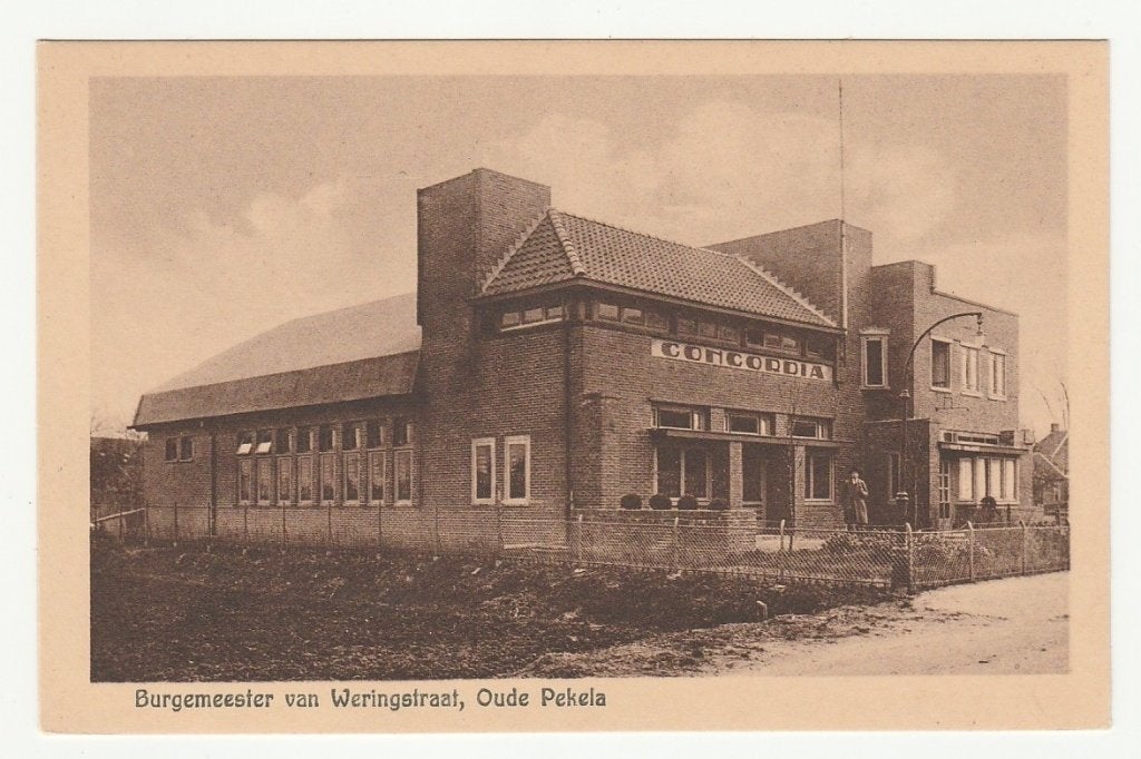 Oude Pekela - Burg van Weringstraat, Concordia, Verzenden, 1920 tot 1940, Ongelopen, Groningen