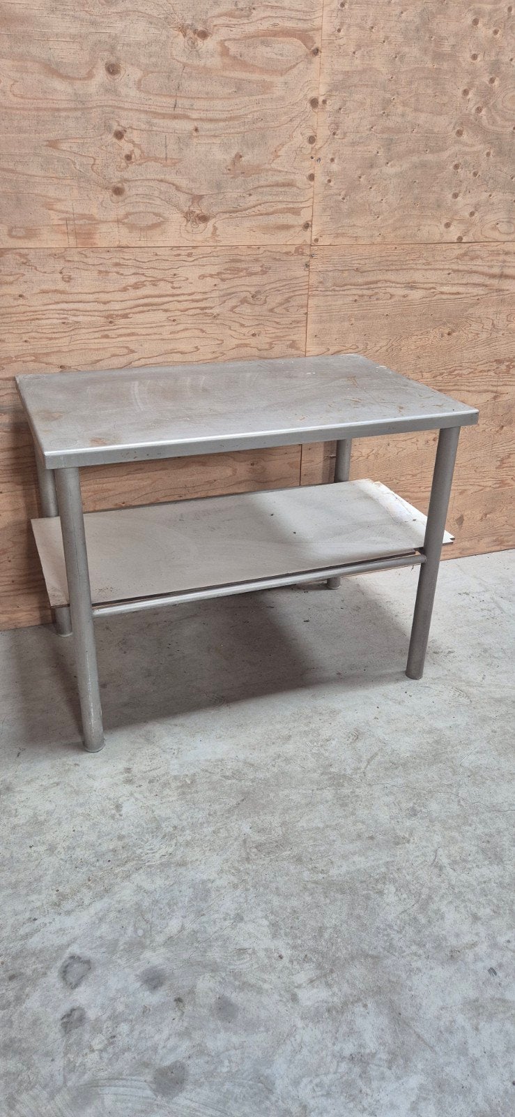 RVS  werktafel 112x70x88, Huis en Inrichting, Tafels | Eettafels, Ophalen of Verzenden, Gebruikt