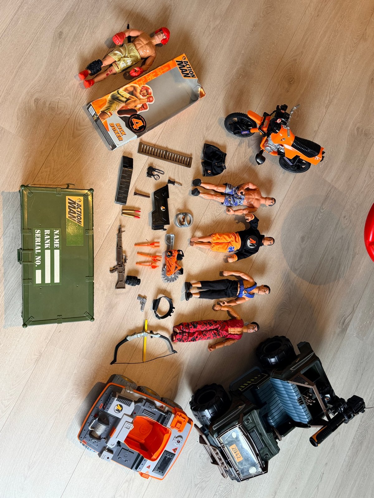 Grote Action Man collectie met poppen, voertuigen en accesso, Ophalen of Verzenden, Zo goed als nieuw