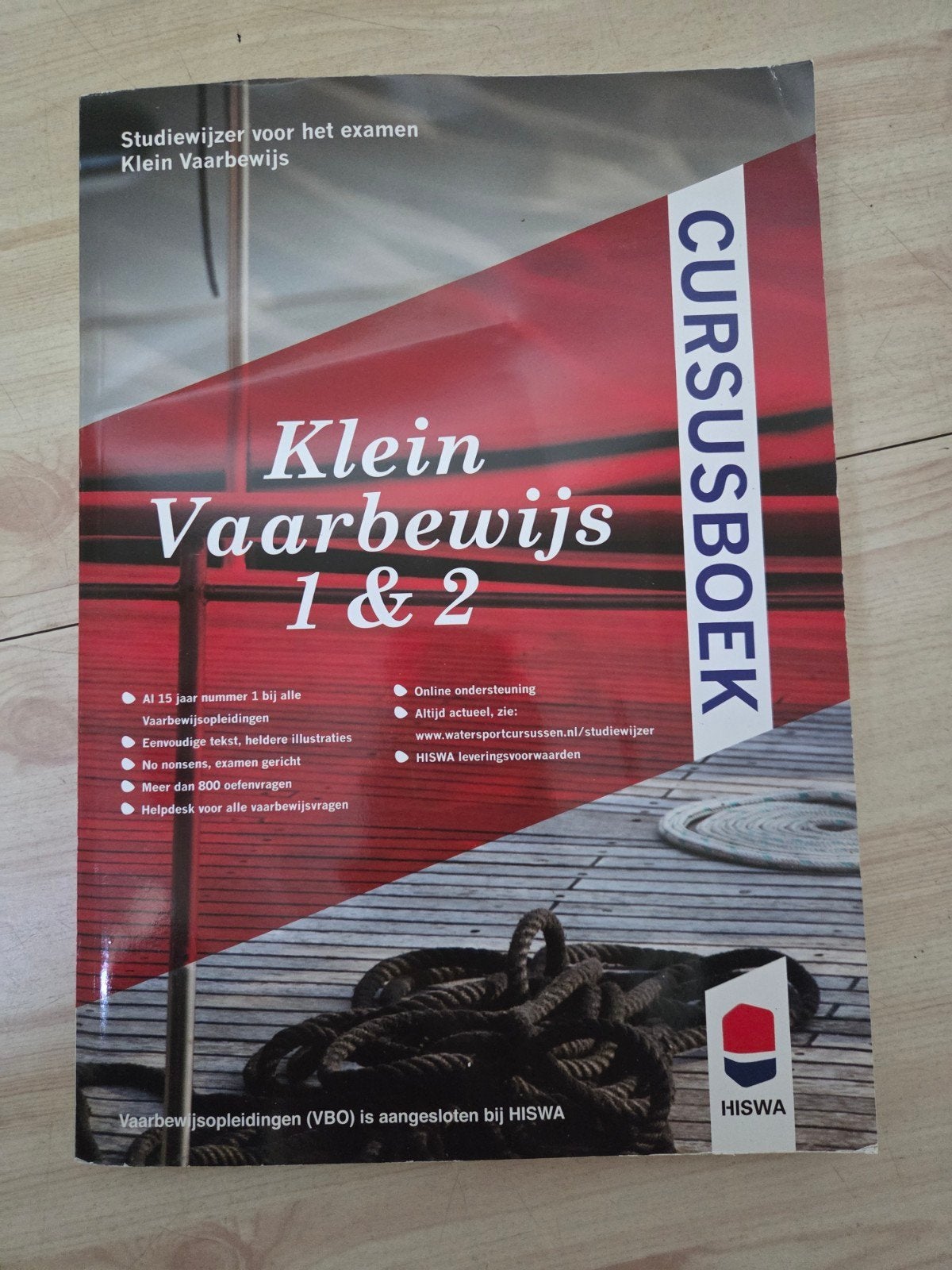 Cursusboek Klein Vaarbewijs 1 en 2 - VBO, Ophalen of Verzenden, Zo goed als nieuw, Niet van toepassing, Ben ros