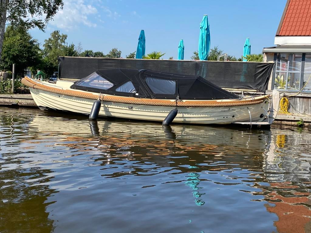 Langweerdersloep 850 clasic in zeer nette staat met volvo D2, Watersport en Boten, Sloepen, 9 m, 1.90 meter, Binnenboordmotor