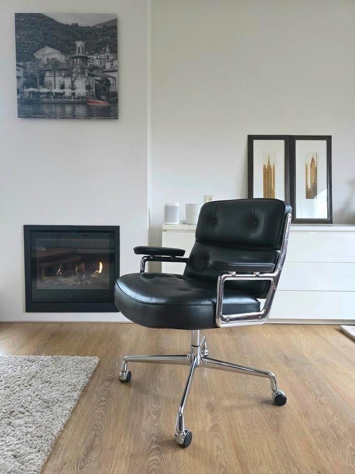 Vitra Eames ES108 Lobby chair, Ophalen of Verzenden, Zwart