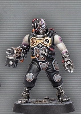 1 Servitor on sprue 40k, Hobby en Vrije tijd, Wargaming, Ophalen of Verzenden, Zo goed als nieuw, Warhammer 40000, Figuurtje(s)