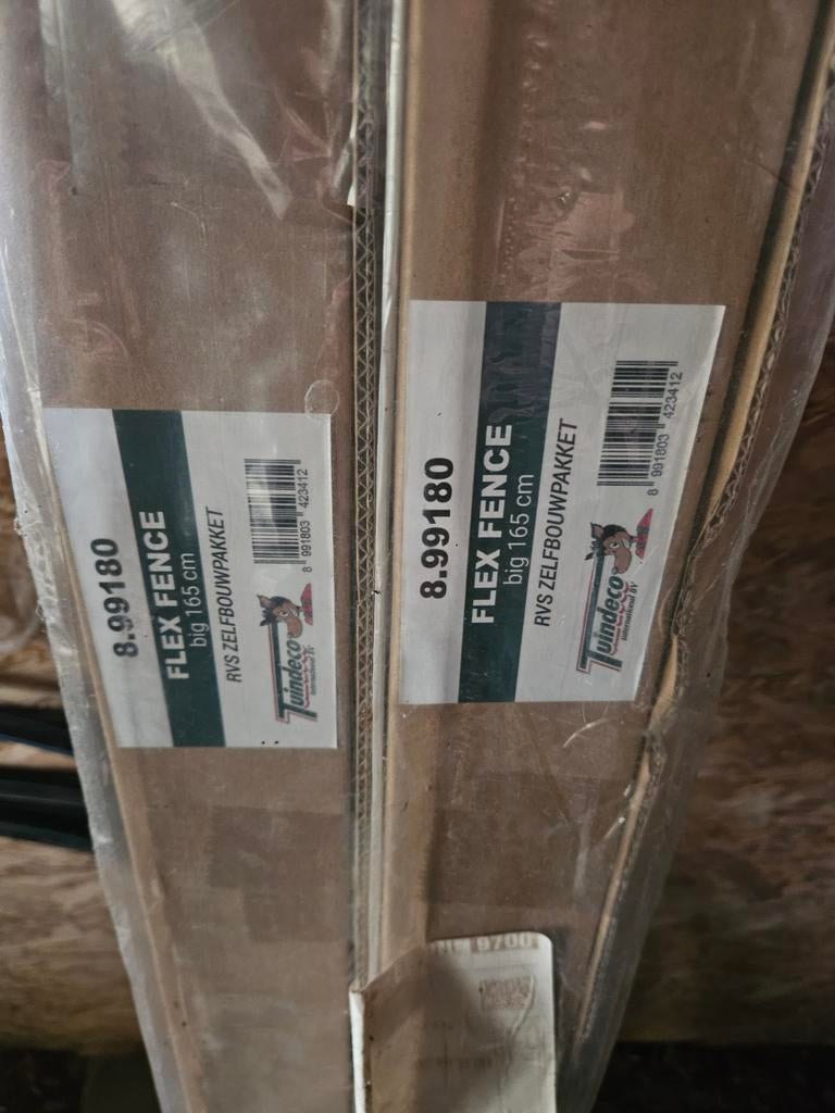 Flex Fence RVS Zelfbouwpakket 165 cm, Ophalen, Nieuw, IJzer, Tuinhek
