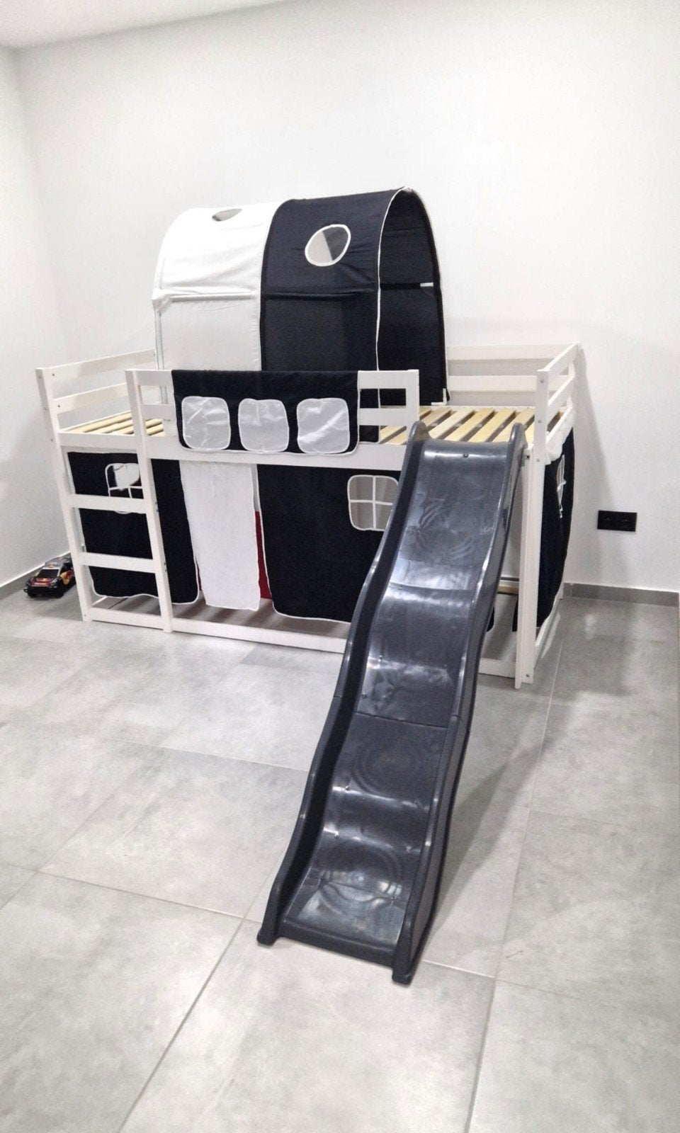 IKEA KURA omkeerbaar bed met tent en glijbaan, Ophalen, Contact.nl@ikea.com, Eenpersoons, Minder dan 160 cm