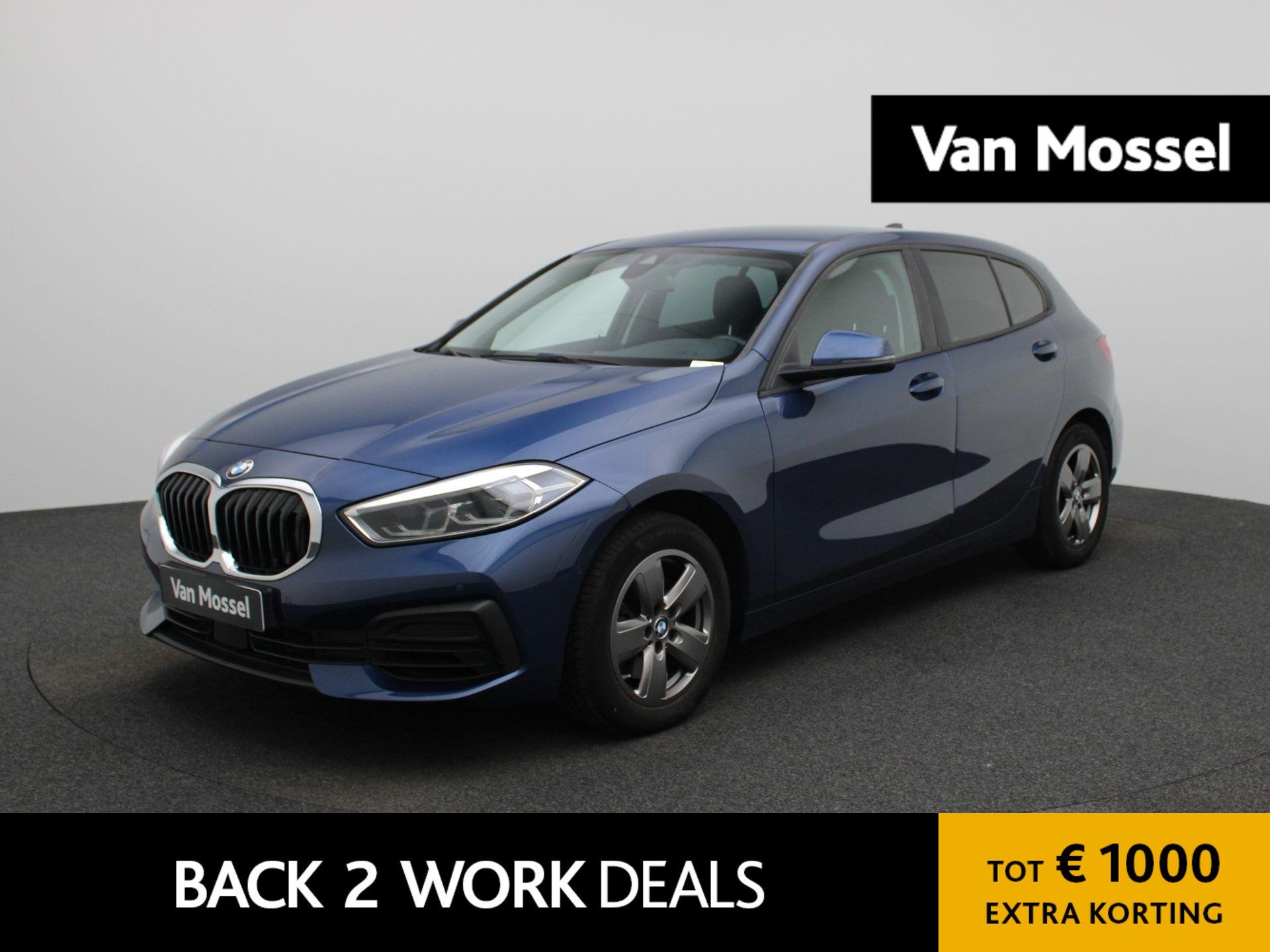 BMW 1-serie 118i Business Edition | Automaat | Apple Carplay, Auto's, 12 maanden, Gebruikt, Blauw, 3 cilinders
