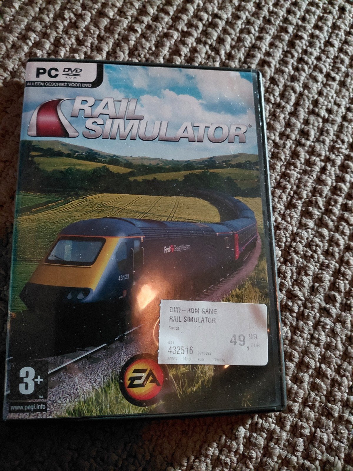 Rail Simulator PC DVD - Treinsimulatiegame, Spelcomputers en Games, Games | Pc, Gebruikt, 1 speler, Ophalen of Verzenden, Vanaf 3 jaar