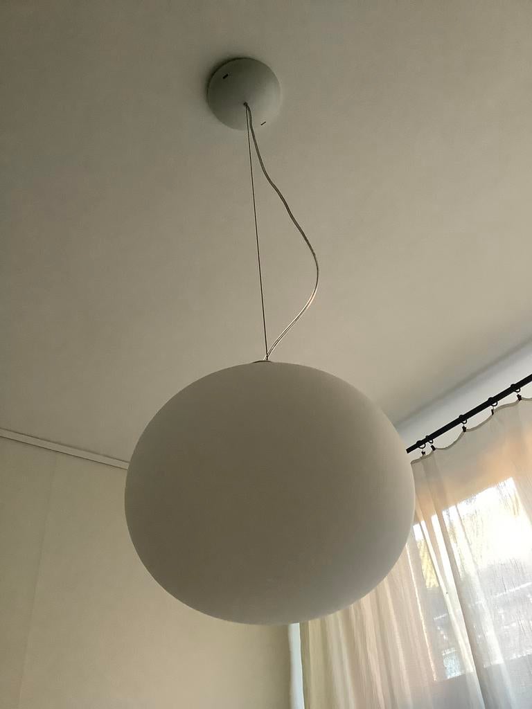 Flos Glo Ball Suspension 1 Hanglamp 33cm, Ophalen, Modern Design, Minder dan 50 cm, Glas
