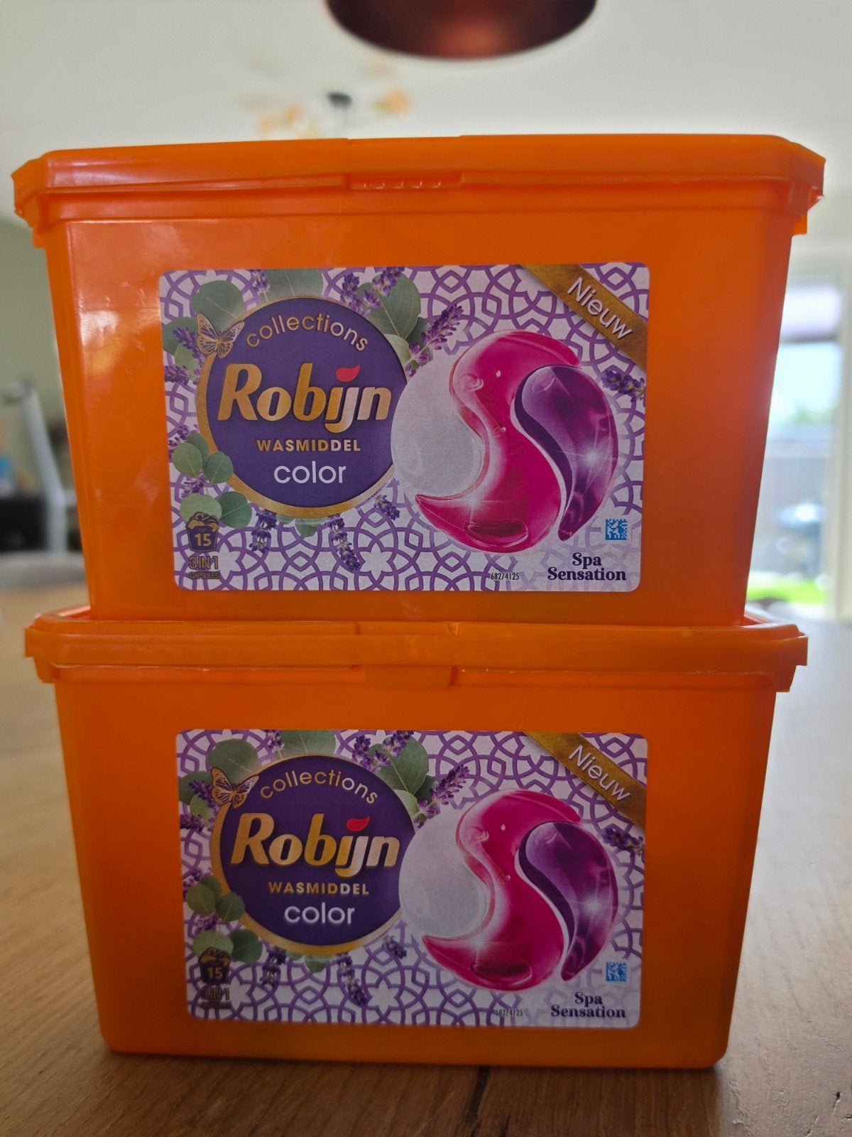 Robijn Waspoeder Color Spa Sensation 2x15 Capsules, Ophalen of Verzenden, Nieuw