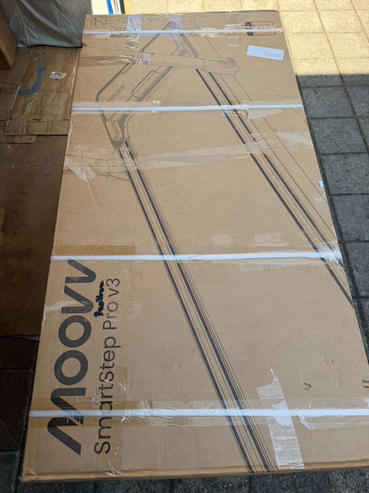 Promotie Moovv SmartStep Pro v 3.- 12 km inklapbar looptband, Ophalen, Zo goed als nieuw, Metaal, Loopband