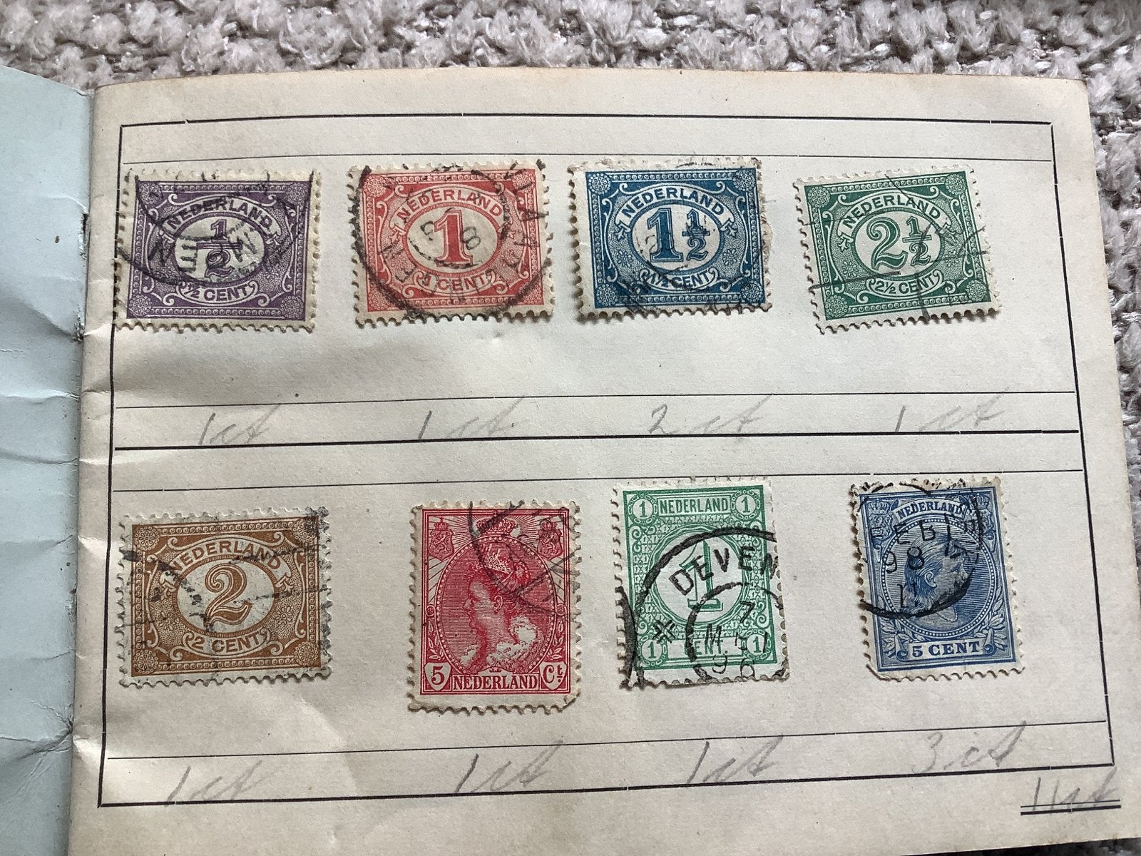 TE KOOP oude postzegels, Ophalen, Nederland